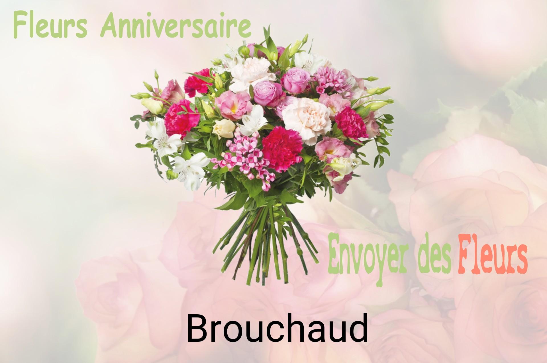 Bouquet de fleurs d’anniversaire livré à Brouchaud